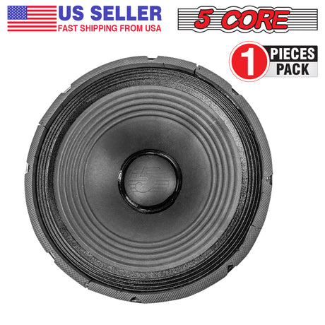 5Core 15 inch Subwoofer Replacement Loud Speaker 2200 W Sub Woofer PA Audio 15-185 AL 350W