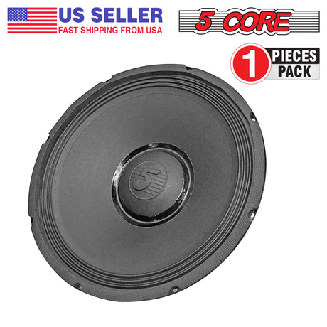 5 Core 15 inch Subwoofer Replacement PRO DJ Speaker Sub Woofer Loudspeaker, Full Range 3000W PMPO sub woofer 90oz Magnet 15-185 MS 300W