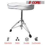 5Core Drum Throne Padded Guitar Stool Saddle Drummer Seat for Adults & Kids