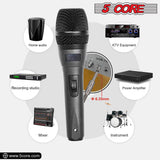 5Core XLR Microphone Dynamic Mic Karaoke Singing Studio Microfono Handheld Mics