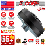 5 Core Compression Driver 135W RMS 8 Ohm Titanium Horn Throat Tweeter Speaker 18 TPI Threading