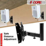 5Core Speaker Wall Mount Rotatable Angle Mounting Bracket Wall Speakers Holder