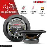 5Core 8 Inch Midrange Door Speaker 500W PMPO Subwoofer w Aluminum Bullet 8Ω Sub Woofer