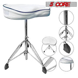 5Core Drum Throne Padded Guitar Stool Saddle Drummer Seat for Adults & Kids