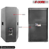 5Core Portable Cabinet PA DJ Speaker System 15 Inch 2000W Passive 2 Way Loudspeaker