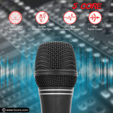 5Core XLR Microphone Dynamic Mic Karaoke Singing Studio Microfono Handheld Mics