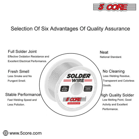 5 Core Solder Wire DIY Tin Lead for Soldering Components