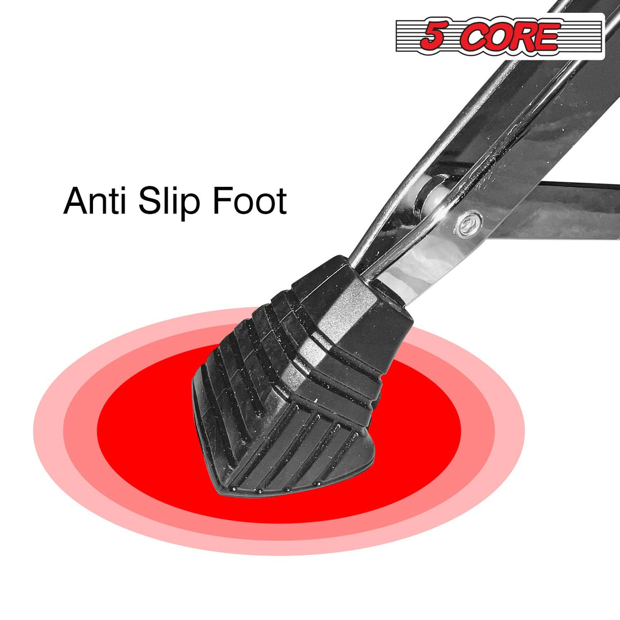 Anti slip rubber foot for piano chair