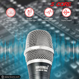 5Core XLR Microphone Dynamic Mic Karaoke Singing Studio Microfono Handheld Mics