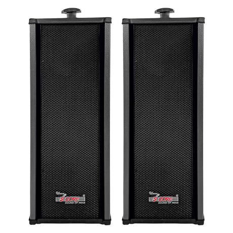 5Core Outdoor Speakers Stereo In Wall 100W Peak Passive Home Audio System