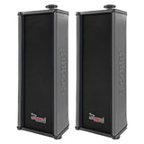 5Core Outdoor Speakers Stereo In Wall 100W Peak Passive Home Audio System