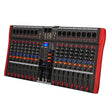 5 Core Audio Mixer 16 Channel DJ Equipment with Bluetooth USB Sound Board Console