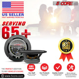 5Core 8 Inch Midrange Door Speaker 580W PMPO Subwoofer w Aluminum Bullet 8O Sub Woofer