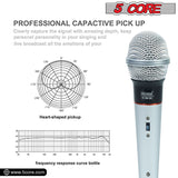 5Core XLR Microphone Dynamic Mic Karaoke Singing Studio Mics Handheld Microfono