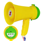 5Core Megaphone Bullhorn Speaker 15W Mini Battery Power Bull horn w Siren 400 Yard Range Yellow