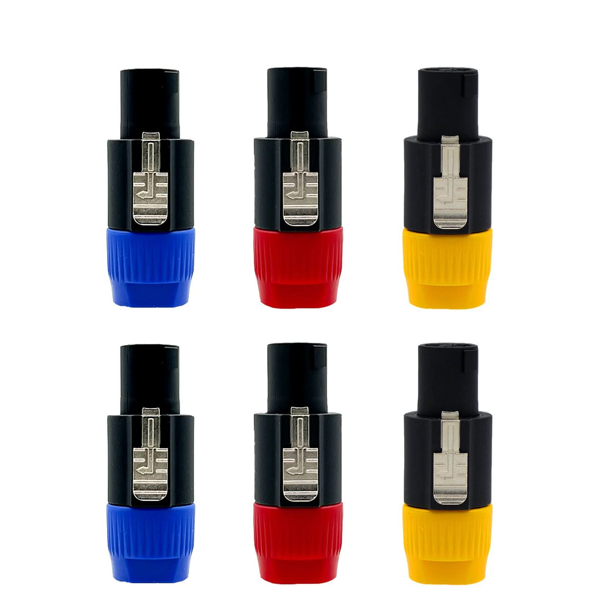 5 Core Speakon Adapter 6 Pack High Quality Audio Jack Male Audio Pin Speaker Adapter Connector BRY