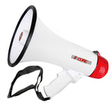 5Core Megaphone Bullhorn Speaker 50W Bull Horn Rechargeable Cheer Megafono 1000 Yards BLUETOOTH