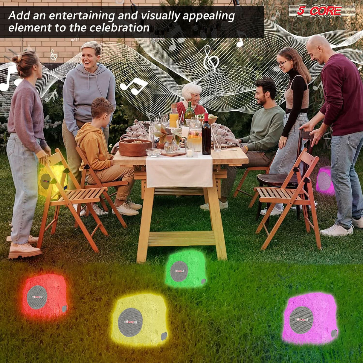 Dual connectivity enabled linkable bluetooth garden speaker