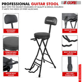 professional guitar stand and stool for your practice