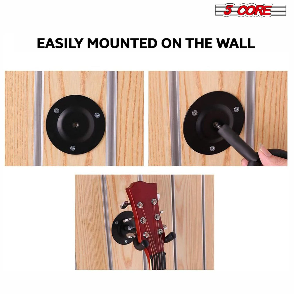 Versatile Guitar Wall Hook Holder Stand for Music Rooms