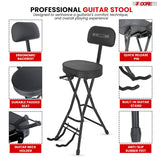 professional guitar stand and stool for your practice