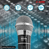 5Core XLR Microphone Dynamic Mic Karaoke Singing Studio Mics Handheld Microfono