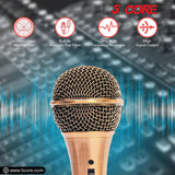 5Core XLR Microphone Dynamic Mic Karaoke Singing Studio Microfono Handheld Mics