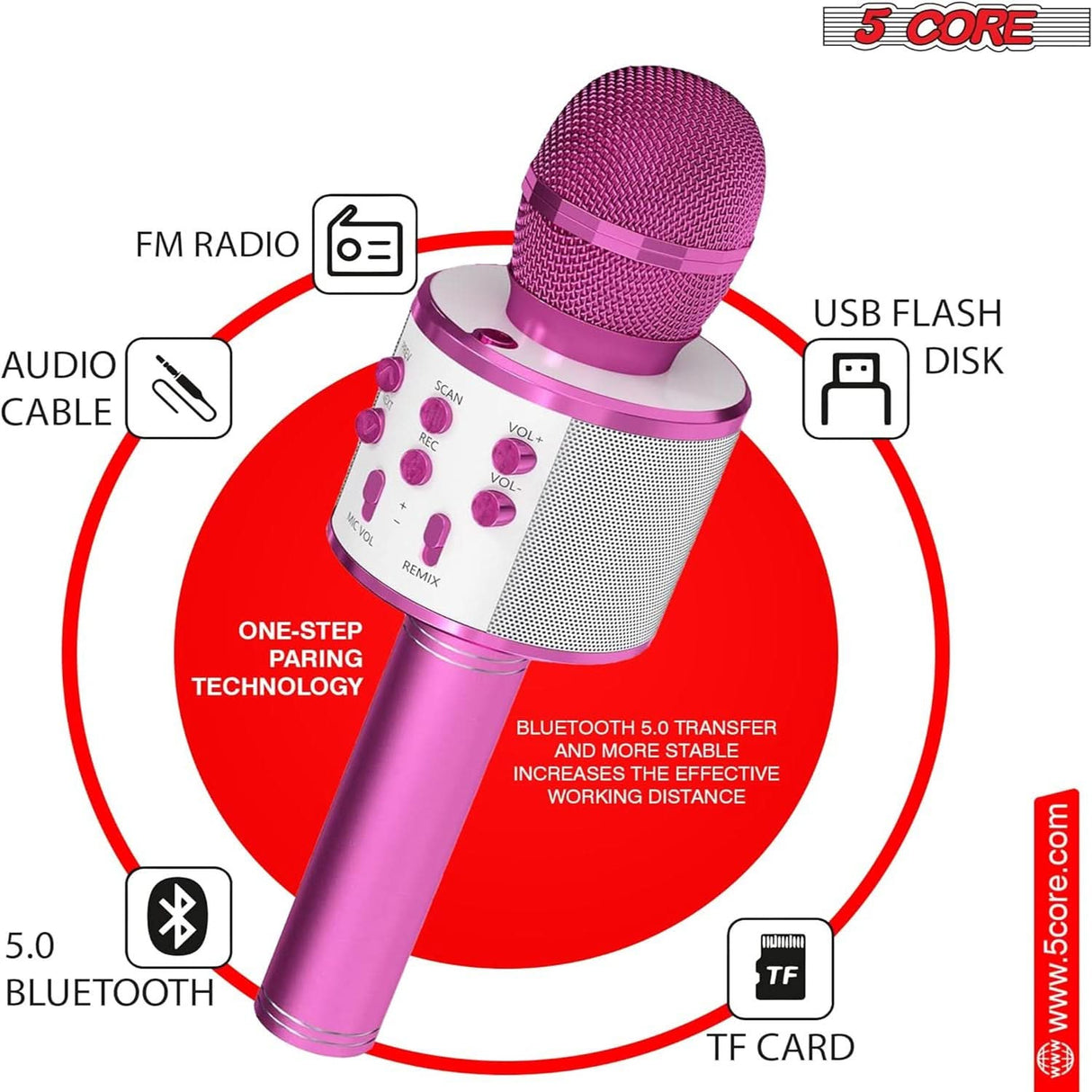 5Core Bluetooth Karaoke Mic