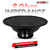 5Core 12 Inch DJ Subwoofer Speaker 200W Peak 8Ohm Audio Replacement Sub woofer