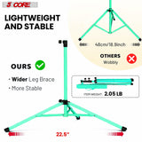 5Core Music Stand For Sheet Music Portable Tripod Adjustable Folding Note Holder GREEN