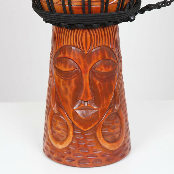 Mother Earth Djembe Drum, 10" Head x 20" Tall