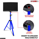 5Core Speaker Stand Tripod Tall Adjustable 72 Inch DJ Pole Mount Studio Monitor Stands Yellow