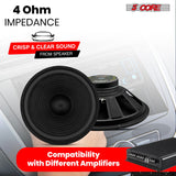 4ohm subwoofer speaker 15-inch, providing powerful bass and deep sound, ideal for enhancing your car or home audio system