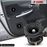 5Core Tweeters Speakers Car Audio Pair 600W Peak 3.5 Inch Super Bullet Tuiters Para Sonido Para Carro