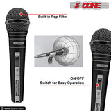 5Core XLR Microphone Dynamic Mic Karaoke Singing Studio Mics Handheld Microfono