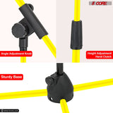 5Core Tripod Mic Stand Heavy Duty Adjustable Holder Floor Microphone Boom Arm YELLOW