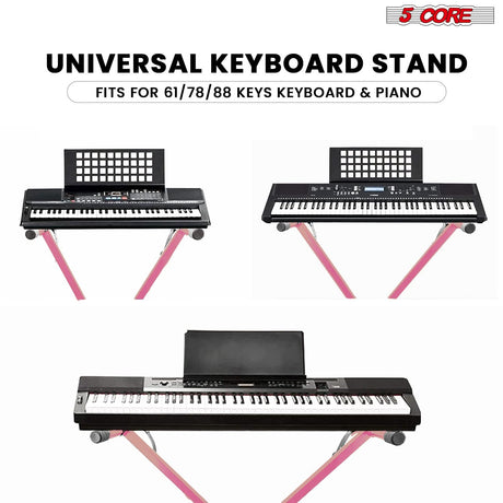 Universal Keyboard stand that accomodates most keyboards