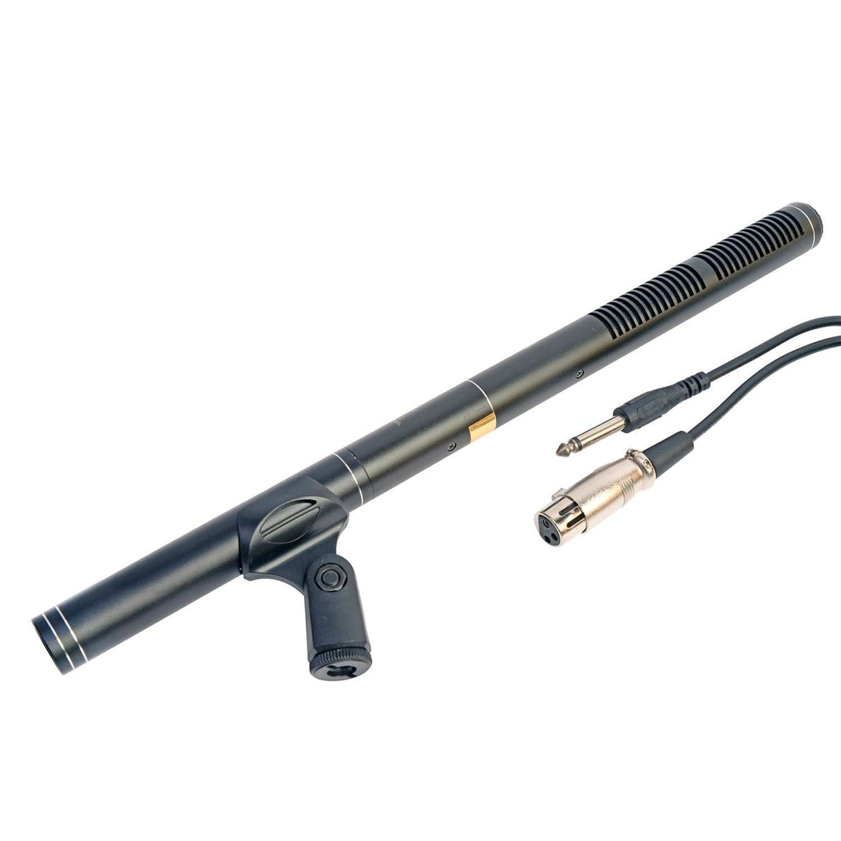 5Core Interview Microphone Condenser Shotgun Mic w Uni-Directional Pickup XLR Connection