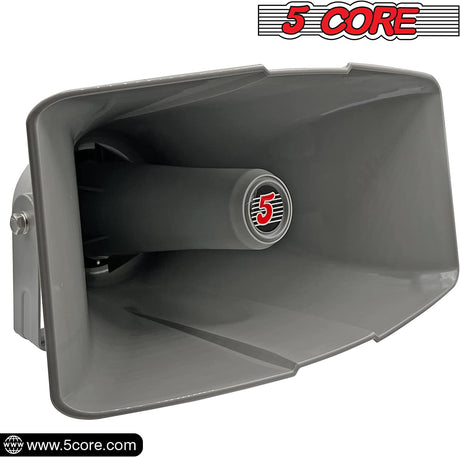 2 Pcs PA Power Horn Indoor Outdoor Waterproof Speaker Driver ABS Siren 400W PMPO SUH-400 2Pcs