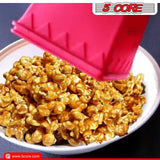 5Core Silicone Popcorn Maker Bowl  Microwave BPA Free and Dishwasher Safe Hot Air Kernel Popper