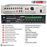 5Core 16 Channel Intelligent Conference Smart Audio Mixer Dj Equipment for Mic