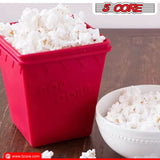 5Core Silicone Popcorn Maker Bowl  Microwave BPA Free and Dishwasher Safe Hot Air Kernel Popper