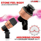 Our wired condenser instrument microphone has excellent pickup ability