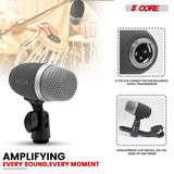 Our wired condenser instrument microphone has excellent pickup ability