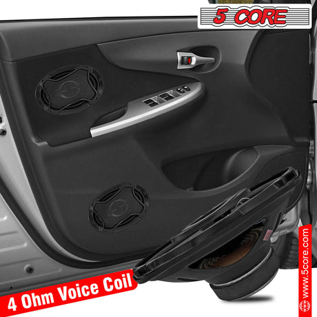 5 Core Car Speaker 6 "x9" 3 Way Coaxial Door Subwoofer 800W Peak Power 4 Ohm Replacement Bass Woofer