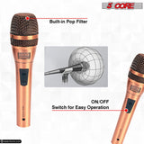 5Core XLR Microphone Dynamic Mic Karaoke Singing Studio Microfono Handheld Mics