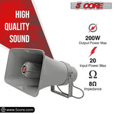 5Core PA Horn Speaker 6x10 Inch Loudspeaker 20W RMS 1000ft Range Pa System Ambulence Truck