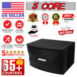 5Core 8 Inch Car Subwoofer Box Black 800W Peak 8 Ohm Vented Trunk Speaker Sub Woofer