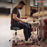 Drum throne for all long playing style