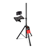 5 Core Speaker Stand Tripod Heavy Duty Adjustable Up to 72 Inch DJ Studio Monitor Stands Pole Mount Black